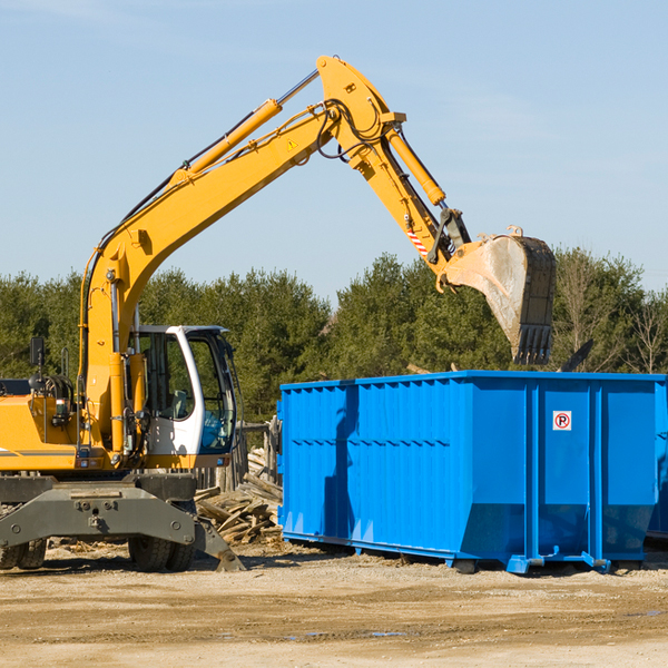 what happens if the residential dumpster is damaged or stolen during rental in Atkins